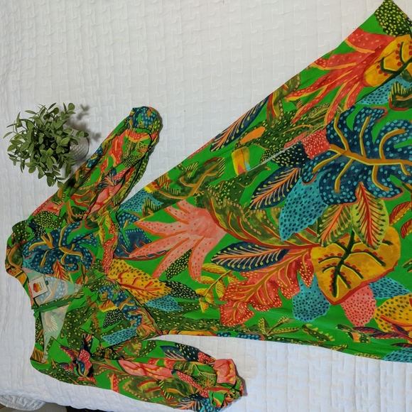 Farm Rio Colorful Midi Dress - Picture 5 of 8